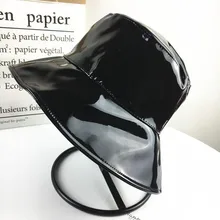 Кожаная и хлопковая одноцветная шляпа-ведро, рыбацкая шляпа, уличная дорожная шляпа, складная Кепка от солнца для мужчин и женщин, 578