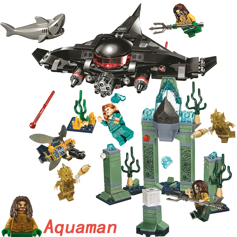legoings Aquaman Super Heroes IronMan Spiderman Batman Superman Building Blocks Bricks Toys DC Marvel AVENGERS Infinity War