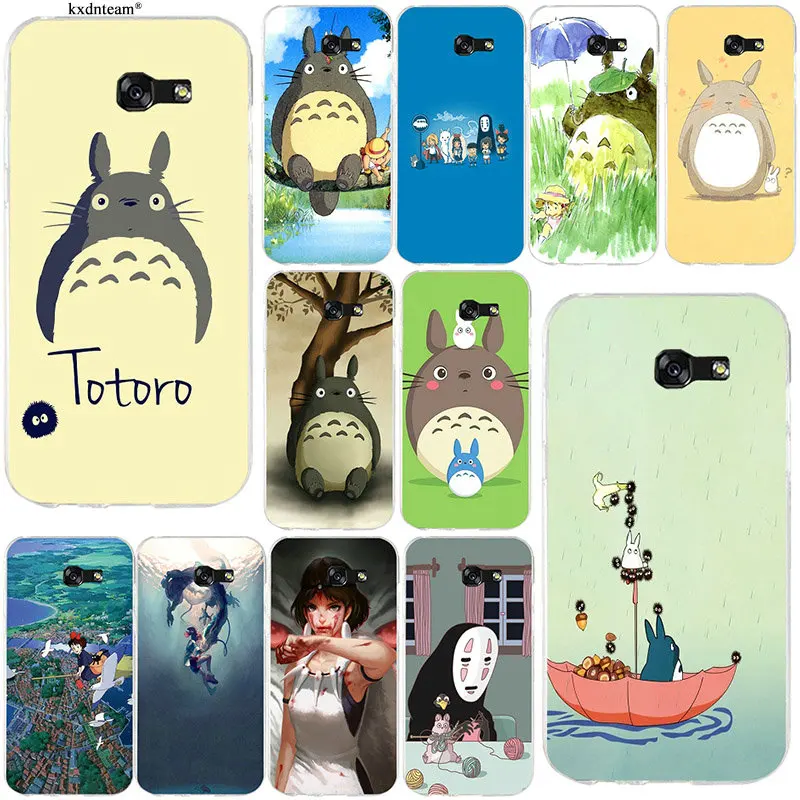 Тоторо Унесенные призраками Ghibli Миядзаки мягкий чехол для телефона samsung Galaxy Note 2 3