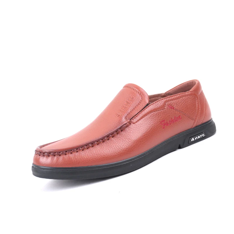 Mocassins De Vache Et En Véritable Hommes Nouvelle brown Cuir Confortable Black Souple 2019 Casual Arrivée Chaussures Printemps 64q7Ow