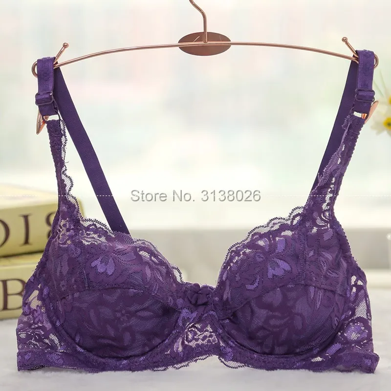 best strapless bra Ladies Women Sexy Underwear 3/4 Cup Padded transparent bra 32-40BC Brassiere Bra strapless