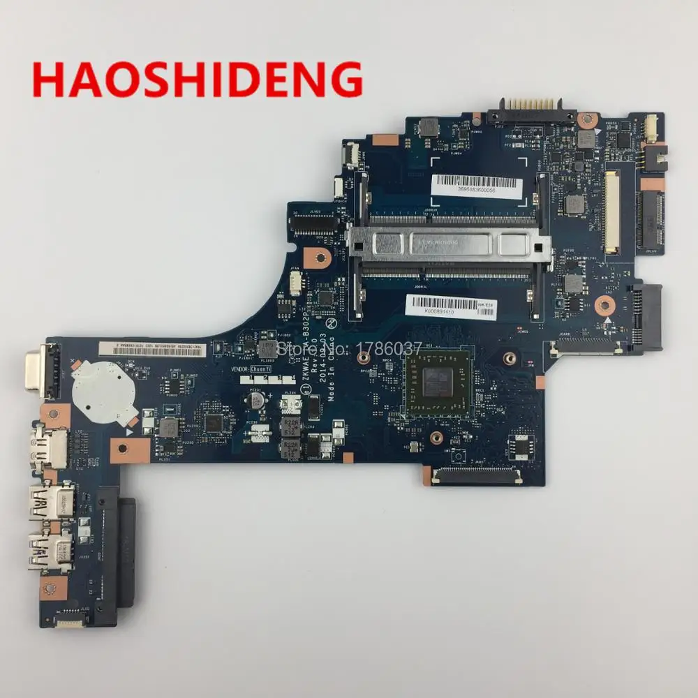 

K000891410 LA-B302P For TOSHIBA Satellite C50 C55 C50D C55D C55Dt-B5208 Laptop Motherboard with A8-6410 2.0G processor