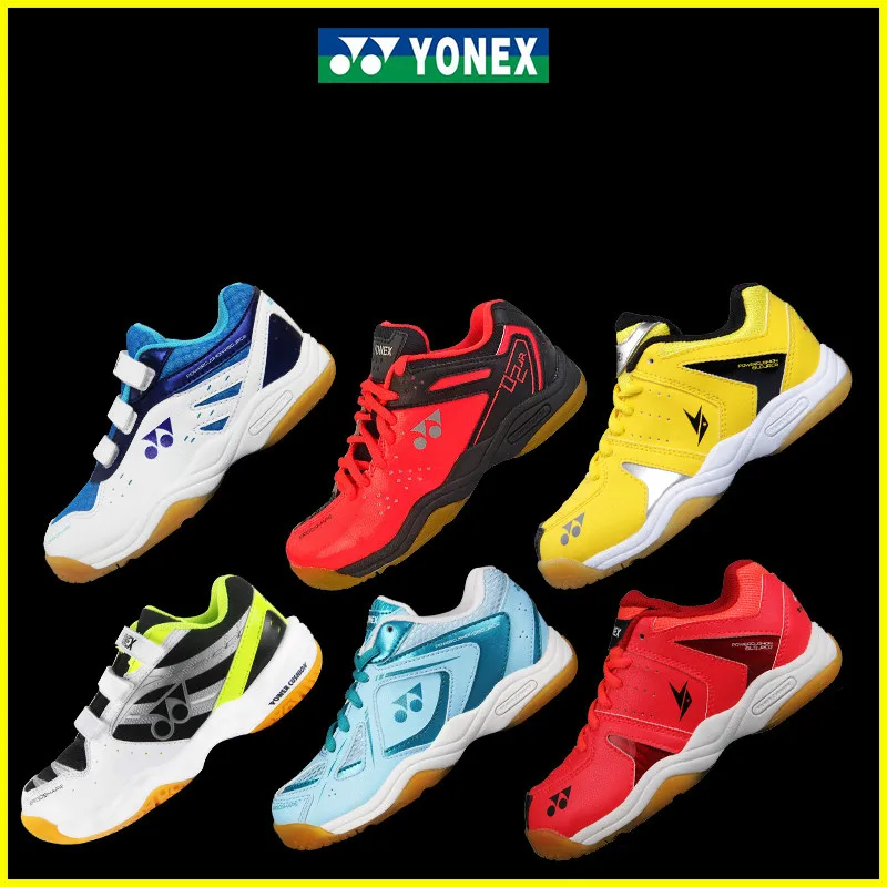 Новые профессиональные детские туфли для бадминтона Yonex Детские брендовые