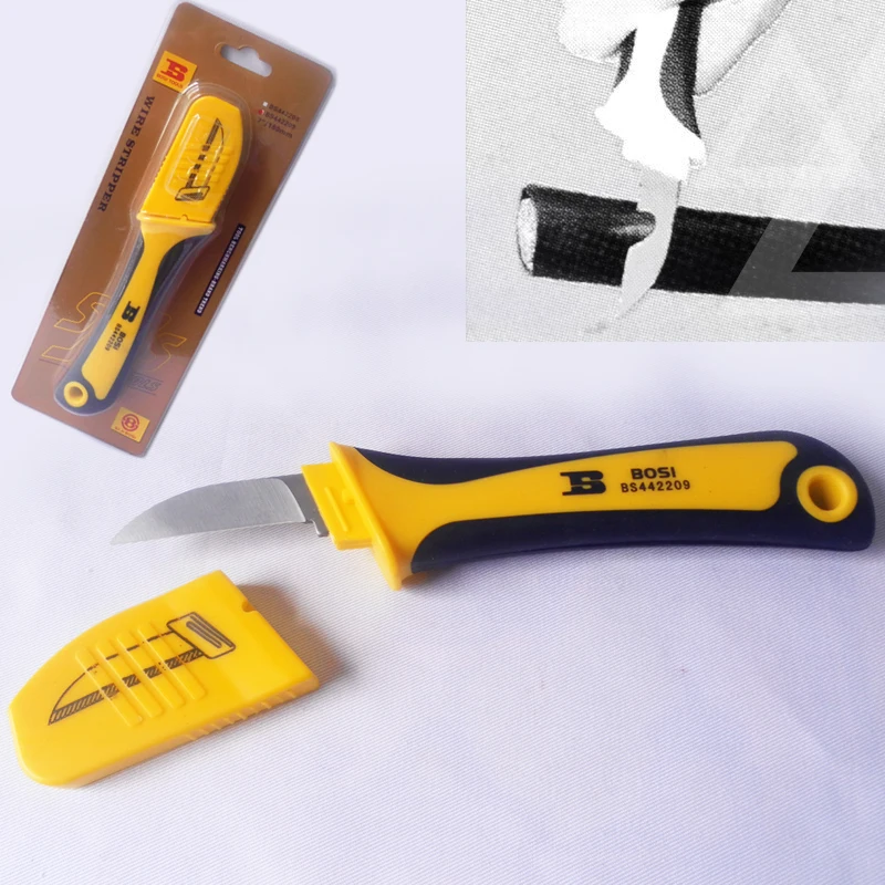 free shipping BOSI eletrician steel wire cutter cable cutting knifein