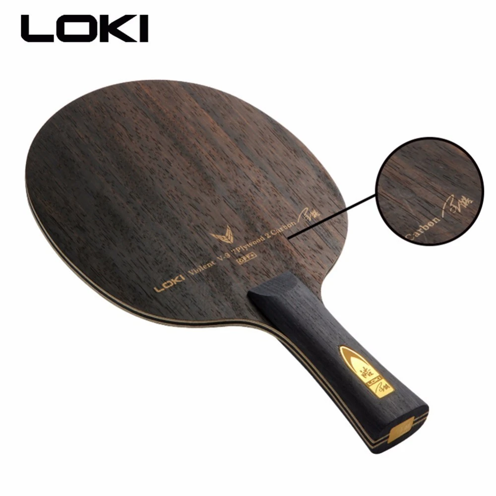 Профессиональная ракетка LOKI Ebony для пинг понга 9 слойная настольного тенниса Arc