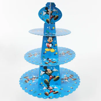 

1pcs 3-tier Kids Birthday Party Decoration 3-tier Cake Stand Baby Shower Supplies Cupcake Stand Candy bar