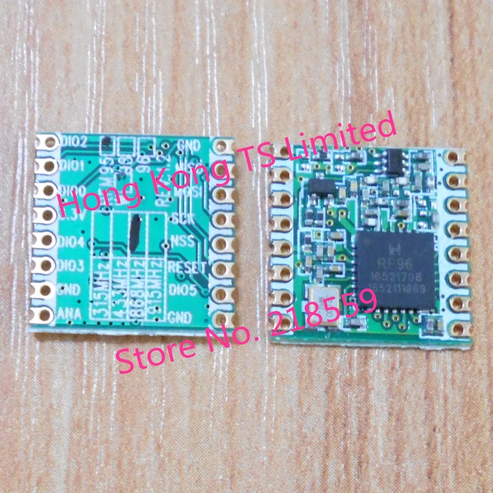 

free shipping 2pcs/lot RFM95 20dBm 100mW 868Mhz 915Mhz DSSS spread spectrum wireless transceiver module lora module