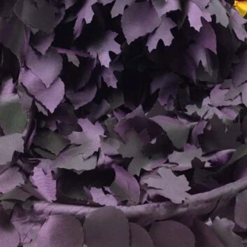 Декоративные кленовые листья скатерти ткань, ширина 130 см, Свадебные Diy тафта занавес швейный материал Рождественская ткань - Цвет: 1 Purple