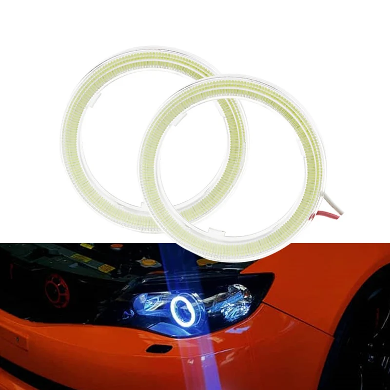 1 pair Car Angel Eyes Led Halo Ring Lights Headlight for Auto Moto Moped Scooter Motorcycle DC 12V 3W | Автомобили и мотоциклы