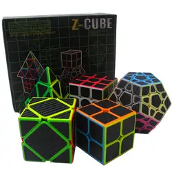 5 шт./компл. 2x2x2, 3x3x3 4x4x4 Magic Скорость Cube комплект перевязанной Cube Развивающие игрушки Puzzle Мега детская головоломка-кубик подарки для детей и