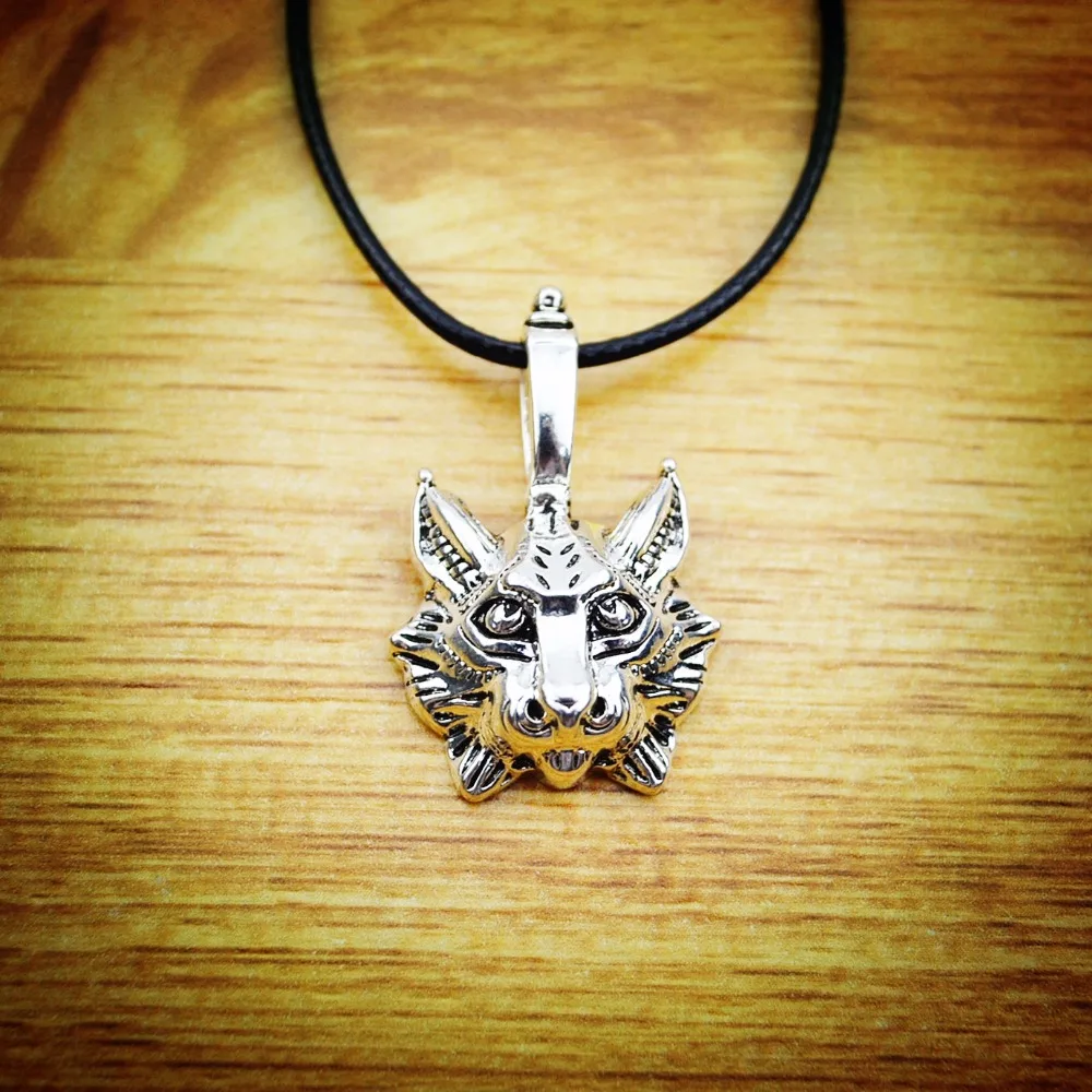 

New Vintage Lynx Bobcat Pendant Lynx head Pendant Necklace cat Jewel Pagan Jewelry Animal Pendant Jewelry Free shipping