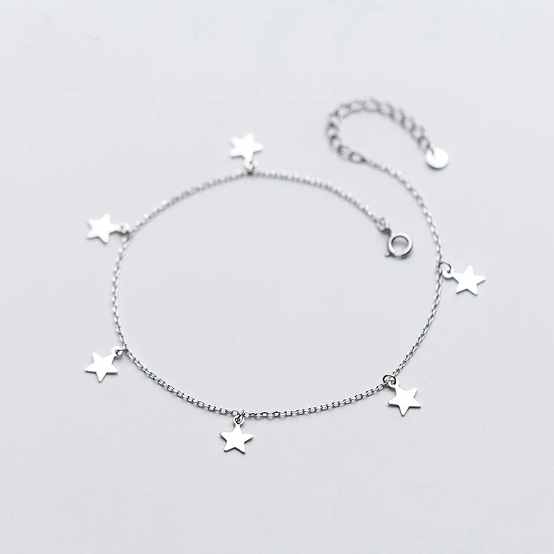 925 Sterling Silver Ankle bracelet beach Anklets chains Foot Bracelet jewelry 925 Sterling Silver Ankle bracelet beach Anklets chains Foot Bracelet jewelry