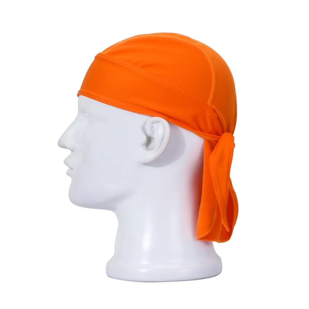 Пиратская шляпа головные уборы для мотоциклов Мотокросс головной платок анфас маска головной платок шаль шлем мото головной убор CS дышащая Уличная обувь - Цвет: Orange