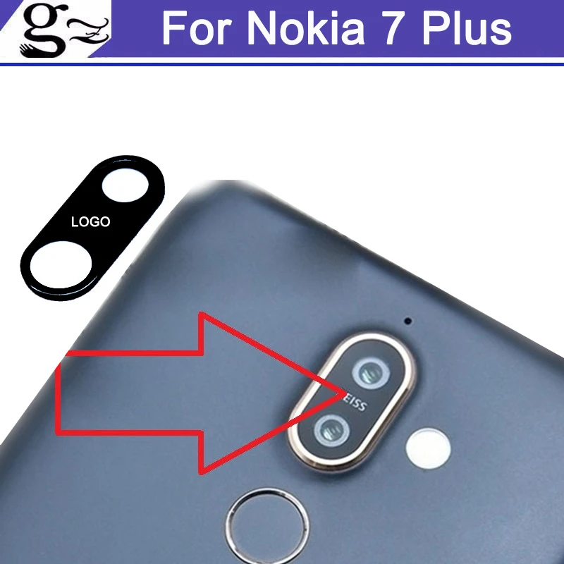 غطاء عدسة الكاميرا الخلفية لهاتف نوكيا 7 بلس قطع غيار إصلاح الهاتف الخلوي Nokia7 Plus Mobile Phone Camera Modules Aliexpress