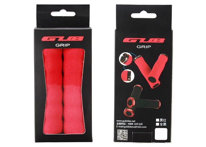 13 BESTGIA 105g Bicycle Lockable Handle Grip MTB 2 Colors Sponge Rubber Non-slip Anti-skid Aluminum Lock Ring Bike Handlebar Grips