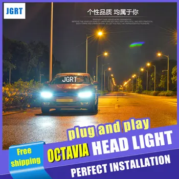 

Car Styling For Ford ESCORT 15 led headlight assembly For ESCORT LED head lamp Angel eye led front light h7 with hid kit 2pcs.