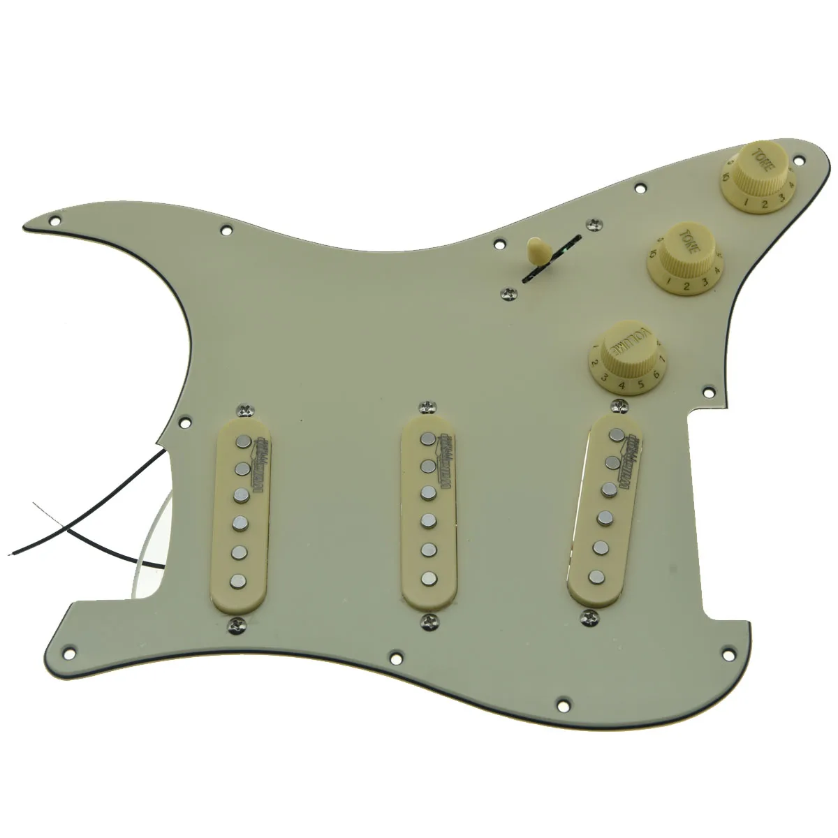 KAISH заряженные электрогитары Pickguard Prewired Pickguard с звукоснимателями Wilkinson для Fender Strat Сделано в США или Мехико