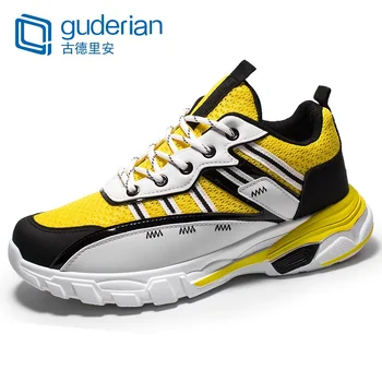 

GUDERIAN Breathable Men Sneakers Shoes Comfortable Lace-Up Mesh Casual Men Shoes Sapatos Masculino Fashion Men Shoes Zapatillas