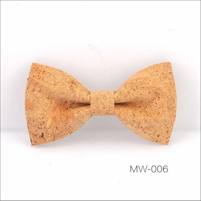 GTGLAD пробкового дерева Bow Tie деревянные Галстуки Для мужчин новинка ручной работы однотонная бабочка для Для мужчин Свадебная вечеринка Аксессуары для галстуков - Цвет: Серый