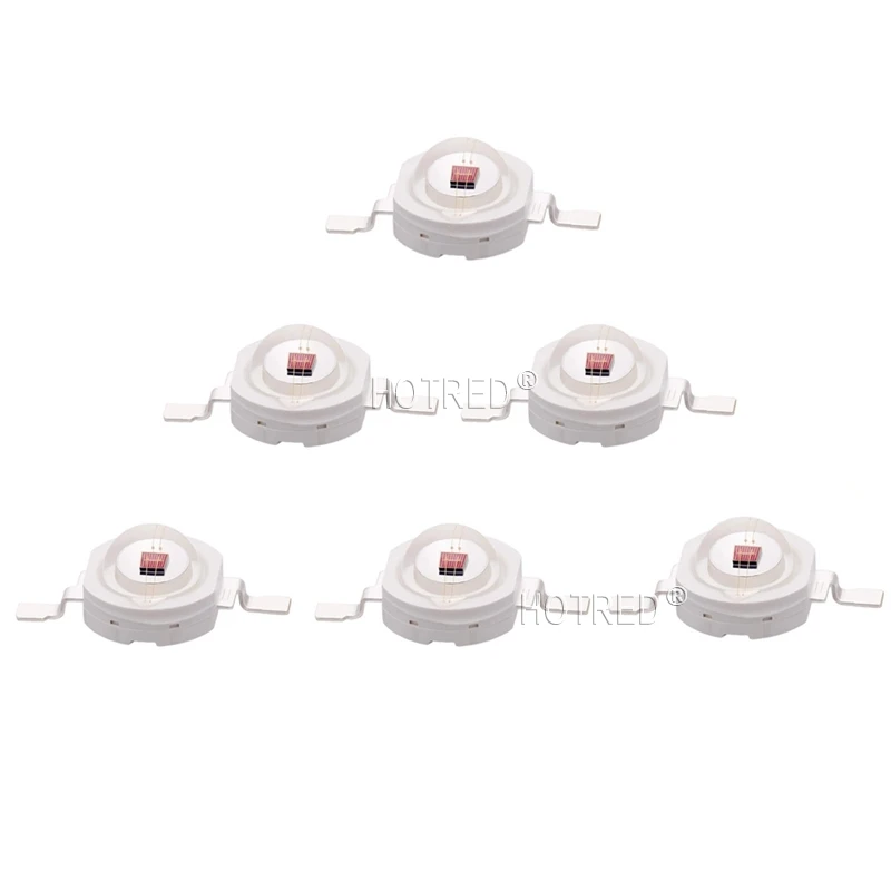 Диоды для выращивания растений 660nm 3W42mil 2 4 V 700mA 100 шт.|deep red led|deep 660nmepileds |