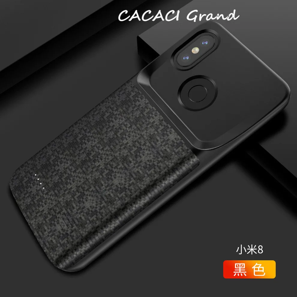 

For Xiaomi Mi 8 Battery Charger Case 6.21 inch 4700mAh External Backup Battery Power Bank Charging Cover For Xiaomi Mi 8 Coque