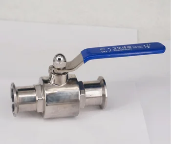 

1" 25mm 304 Stainless Steel Sanitary Ball Valve Tri Clamp Ferrule Type For Homebrew Diary Product
