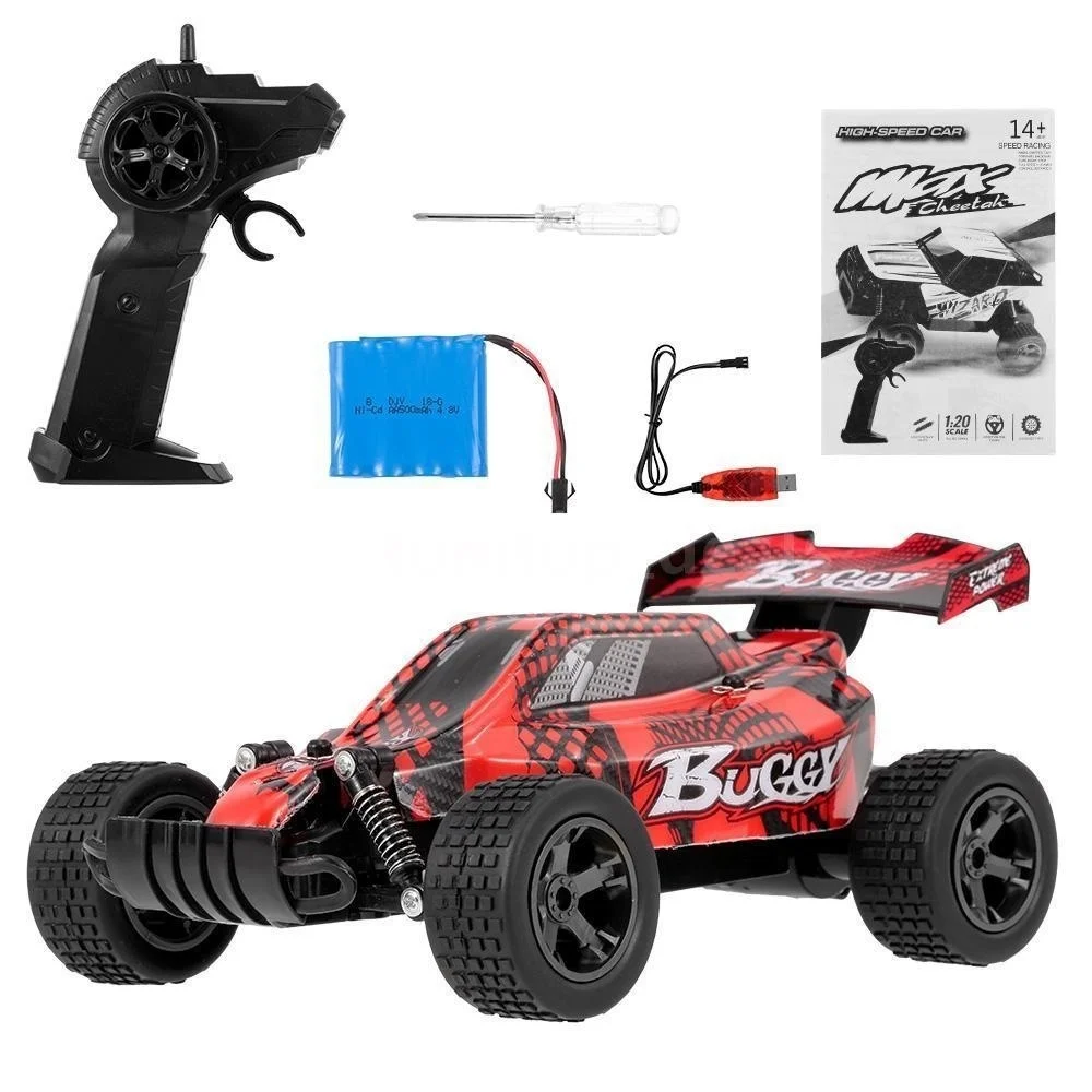  2.4G 20KM/h High Speed Racing Drift RC Car Speed Buggy RC Car 1/20RC Electric Car Off Road Truck Kids Toy Gift