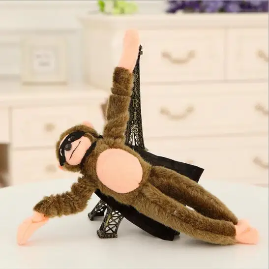 

Free Shipping Flying Monkey Chicken Duck Frog Cow Screaming Flying Slingshot Fun Plush Toys