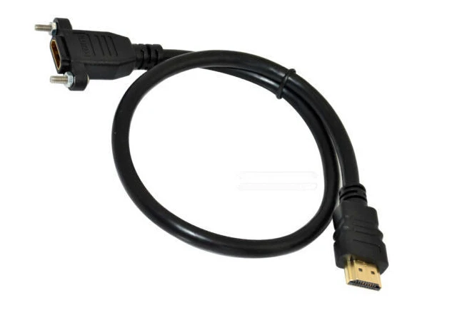Бесплатная доставка DHL 50 шт./лот V1.4 HDMI штекер к женскому позолоченный видео кабель