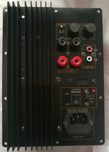 150W Heavy Bass Artillery Digital Amplifier Board Active Subwoofer Amplifier Board TDA8950 Subwoofers Amplifier 110V~220V