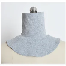 7 цветов высокого воротника Half-high поддельные Весна-осень-зима хлопок Для мужчин и Для женщин Универсальный отдельностоящий воротник