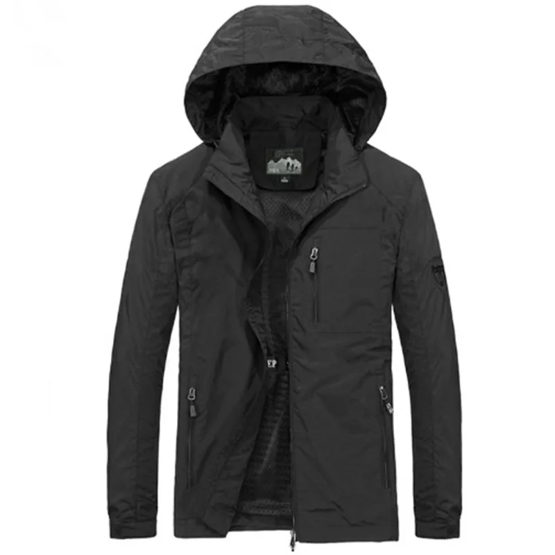 Новый размера плюс M ~ 6XL Сезон весна осень Мужские повседневные худи милитари