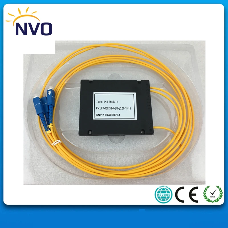 GEPON EPON 1x2 ABS коробка 1*2 FC/UPC Волоконно Оптический PLC сплиттер|fiber optic splitter|optical