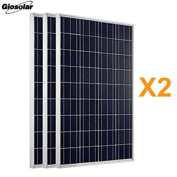 

600W Solar Panel: 6 x 100W Poly Solar Panel 12V Battery Solar panel for Motorhome, Caravan, Camper, Boat/Yacht