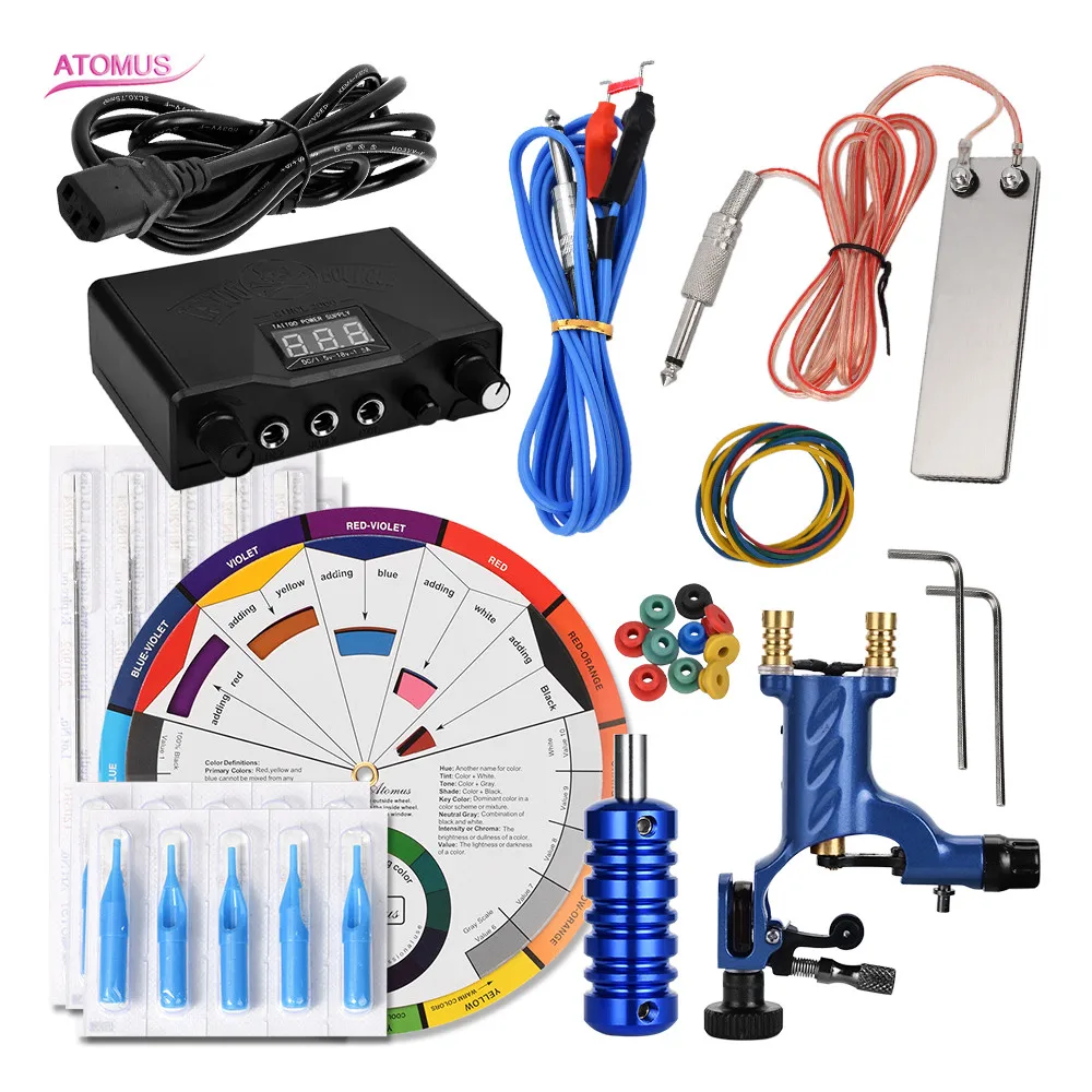

Tattoo Machine Set Kit Tattoo Machine Tatuar Profesional Makeup Maquinas Tattoo Machine Set Kalici Makyaj Maquina Tatuar Pen Kit