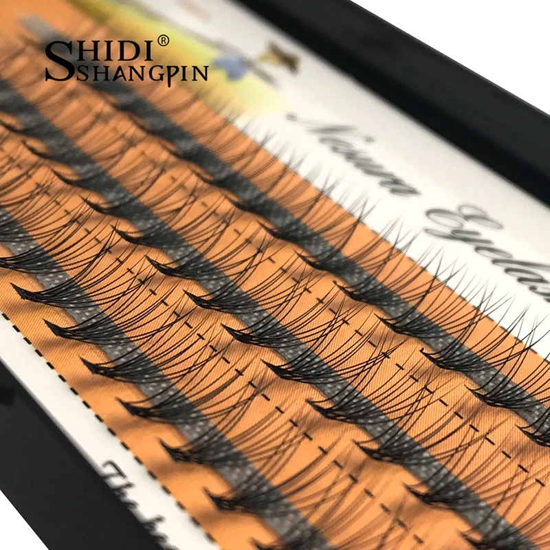 

60 pieces/Tray Individual Lashes Eyelashes 1 PC 0.07 C Curl False Eyelashes grafting Mink Eyelash Extension Makeup 8-10-12