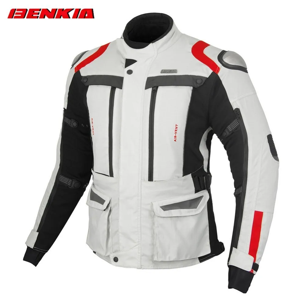 

BENKIA JD80 Motorcycle Jacket Men Motocross Biker Riding Jacket Windproof Waterproof Motorcycle Clothing Campera Protective Gear