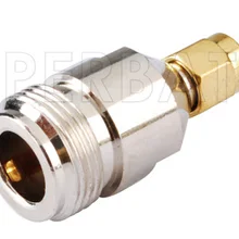 Superbat 5 шт. SMA-N адаптер RP-SMA штекер(гнездовой контакт) к N прямой разъем типа "Джек" коаксиальный РЧ-разъем