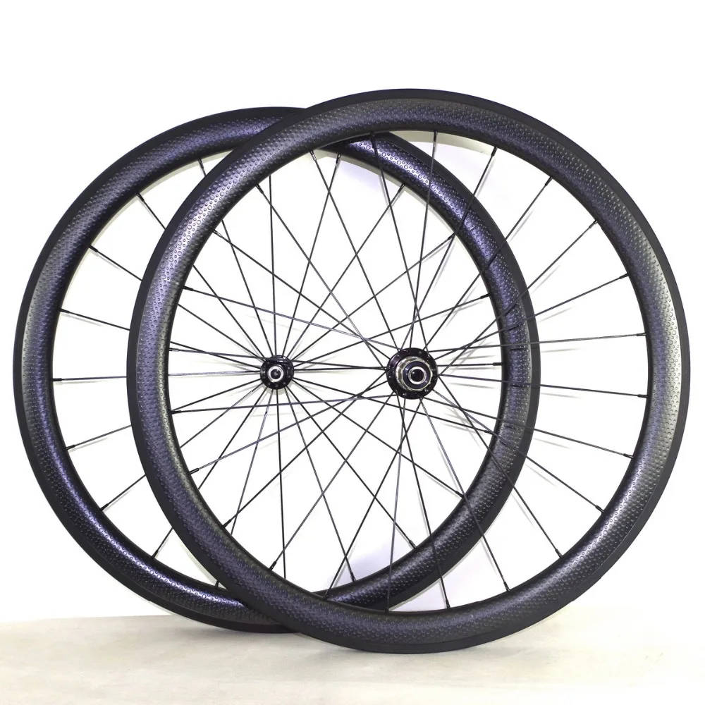 

Catazer Chinese Road Bike Dimple 700C 25mm Depth 45mm Clincher Wheelset Basalt Brake Surface Width 404 Dimple Carbon Wheel