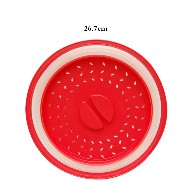 Силиконовый складной чехол для микроволновой печи крышка складное блюдо для микроволновой печи крышка дуршлаг фильтр для Фруктов Овощей