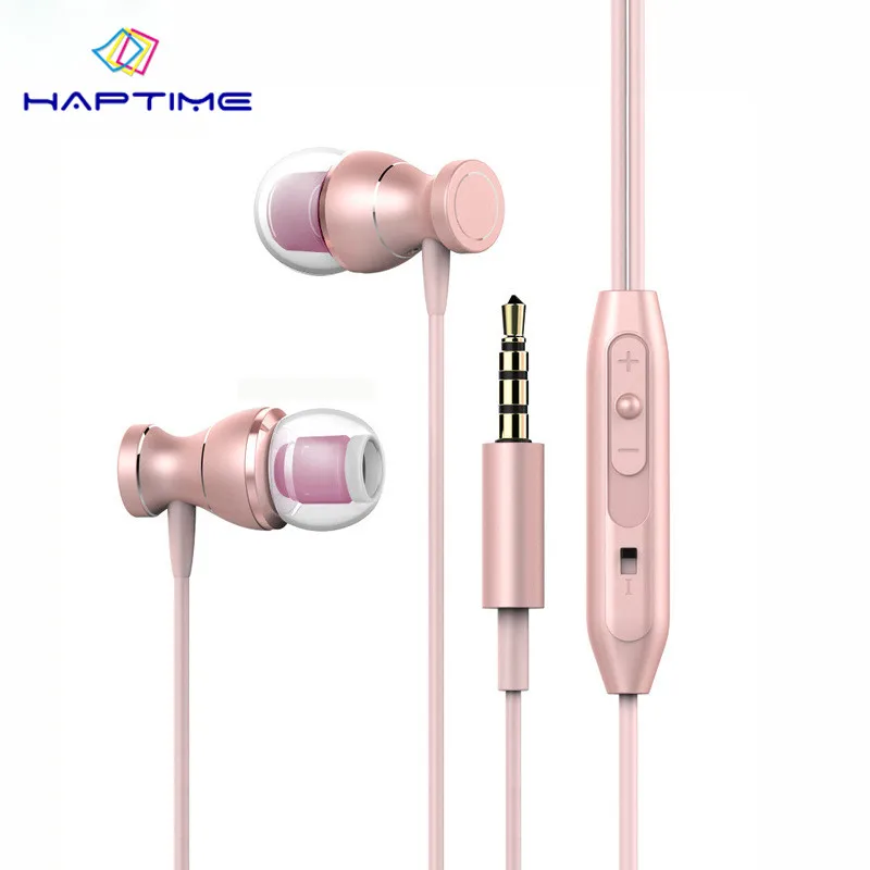 

Professional Music 3.5mm wired In-Ear Earphones stereo impact bass Dual SIM Earbuds With Mic Remote Volume Control Earphones