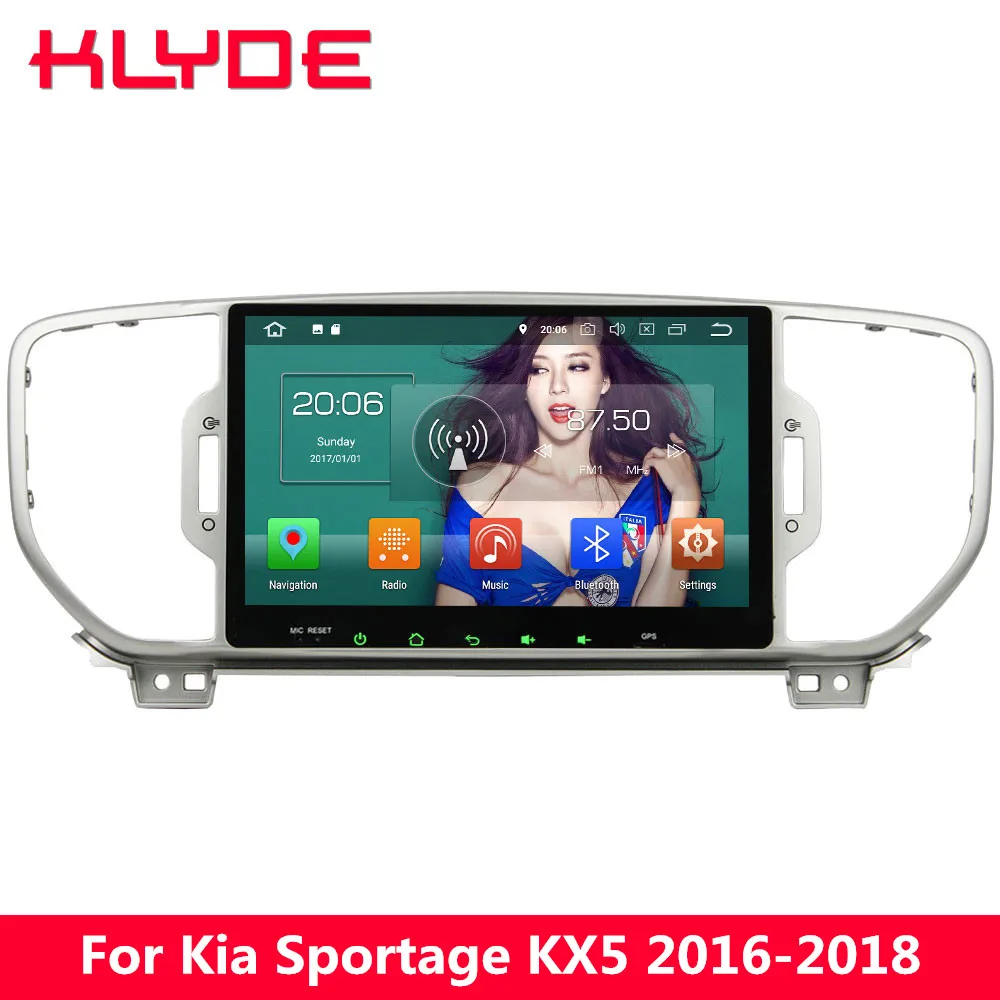 

KLYDE 9" IPS 4G WIFI Android 8.0 Octa Core 4GB RAM 32GB ROM BT Car DVD Multimedia Player Stereo Radio For Kia Sportage 2016-2018