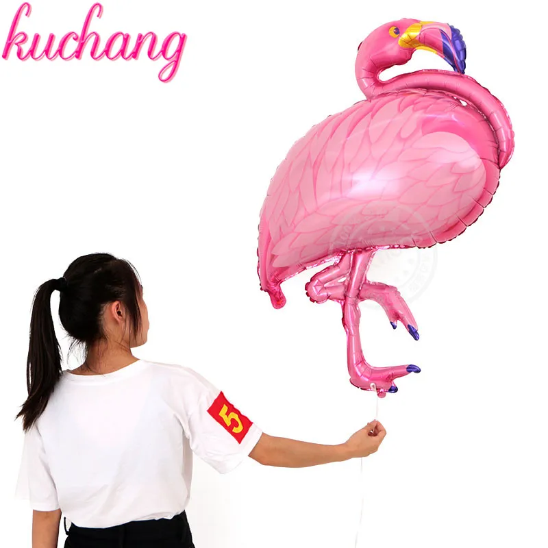 

1pc Large Pink Flamingo Balloons Bird Animal Foil Birthday Wedding Summer Party Decor Helium Inflatable Balls Child Gifts Toys