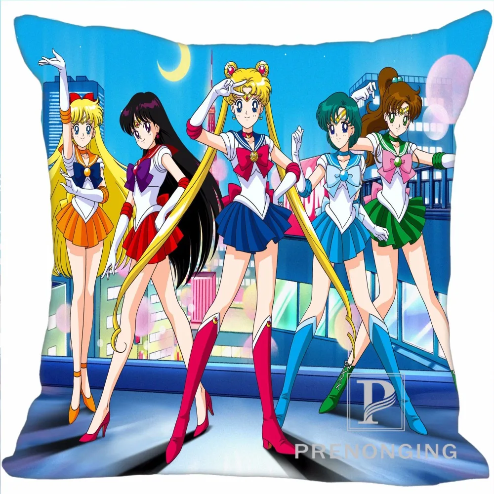

Custom Decorative Pillowcase Anime Sailor Moon Square Zippered Pillow Cover Best Gift 20X20cm,35X35cm(One Side)180117#84