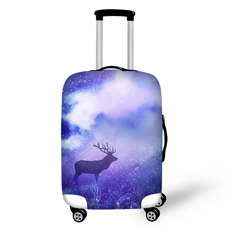 Hand-paint pattern print on suitcase luggage travel luggage protective cover anti-dust trolley cover for 18 to 32 inch bag Hand-paint pattern print on suitcase luggage travel luggage protective cover anti-dust trolley cover for 18 to 32 inch bag