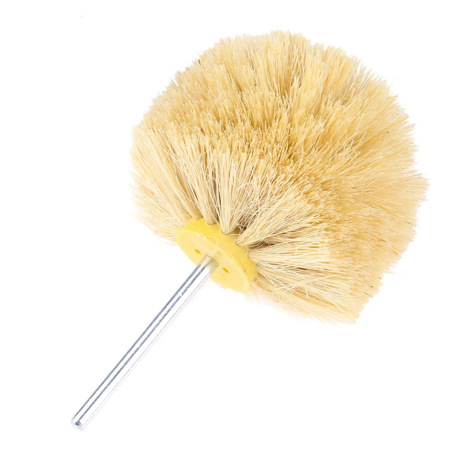 DRELD 1pc 100mm x6mm Shaft Sisal Sanding Grinding Buffing Wheel