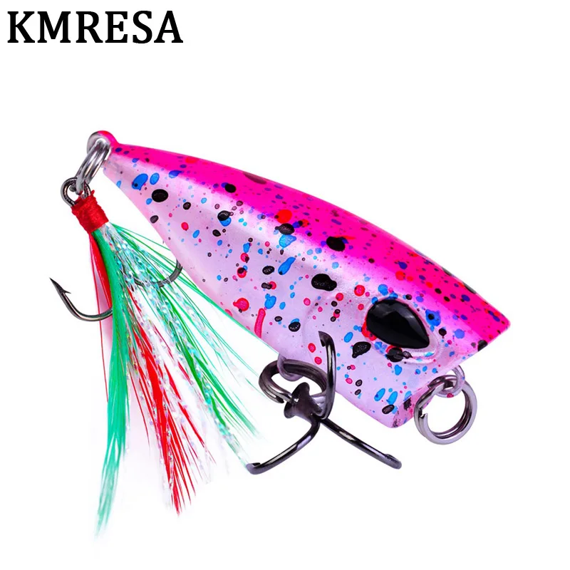 4.3cm/4g mini popper lure trout lures ultralight fishing lure topwater