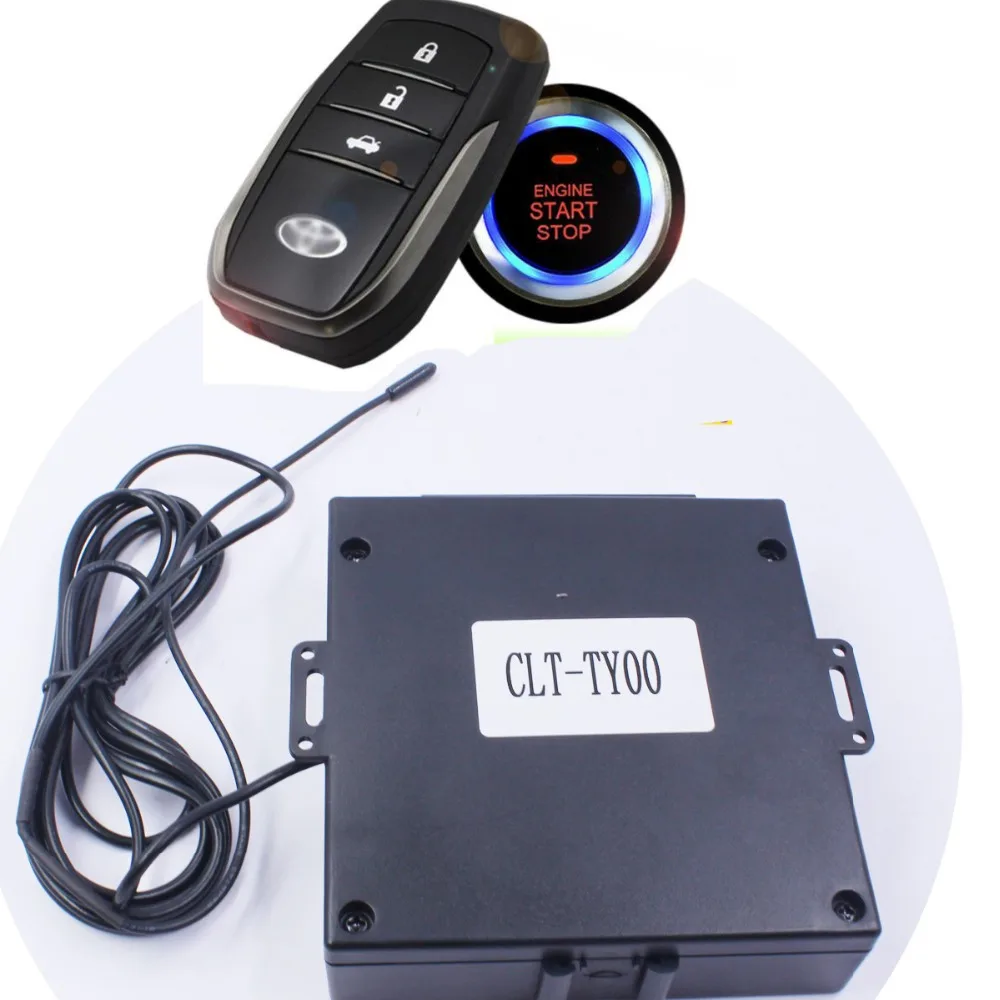 

For Toyota Highlander Car add Push button Start/ Stop System and remote key star stop control system