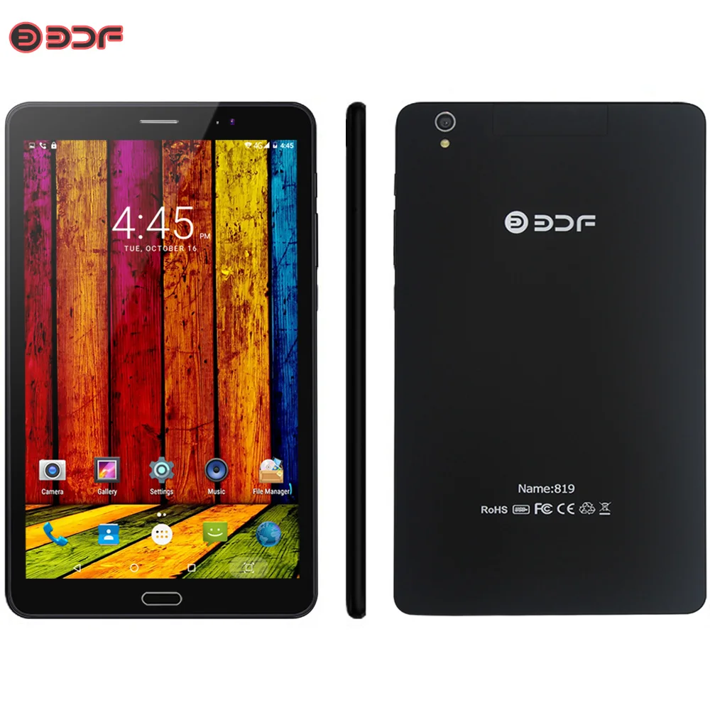 BDF 8 Inch 4GB RAM +64GB ROM Tablet Pc 3G 4G LTE Sim Card Android 9.0 Tablets Pc Mobile Phone Call Network Octa Core Pad Pc