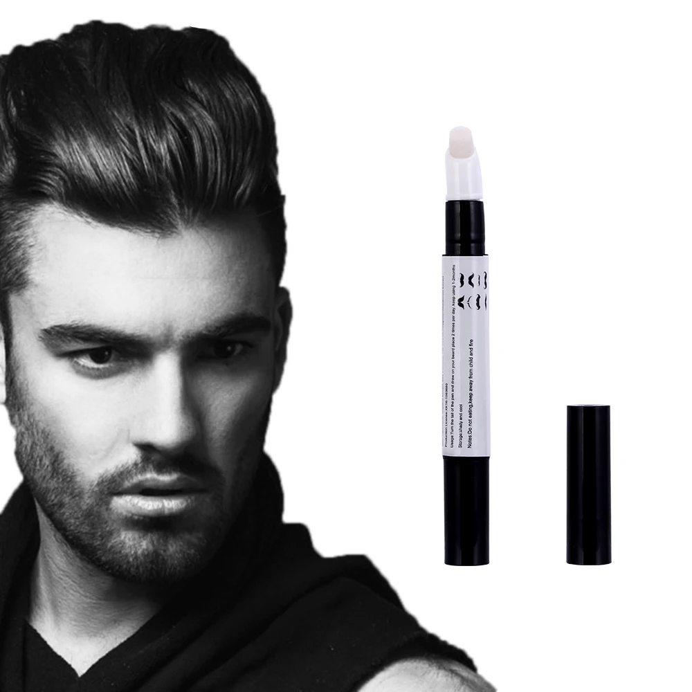 

1pc Men Beard Growth Pen Eyebrow Styling Liquid Beard Thick Growth Pen Natural Fast Enhance Facial Whiskers Nutrition Moustache